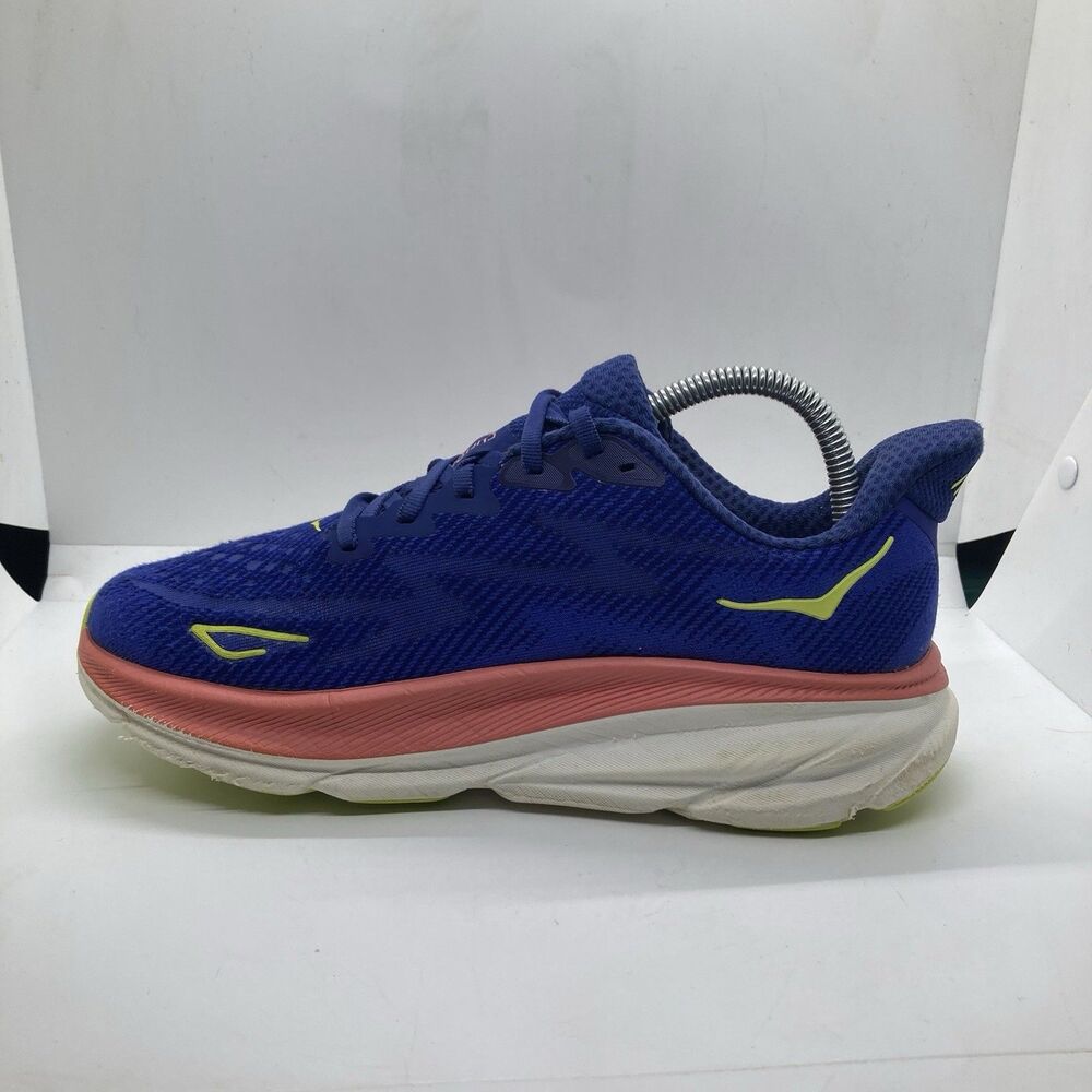 Hoka One One Women's Running Shoes in Royal Blue with Pink Accents - Picture 7 of 11